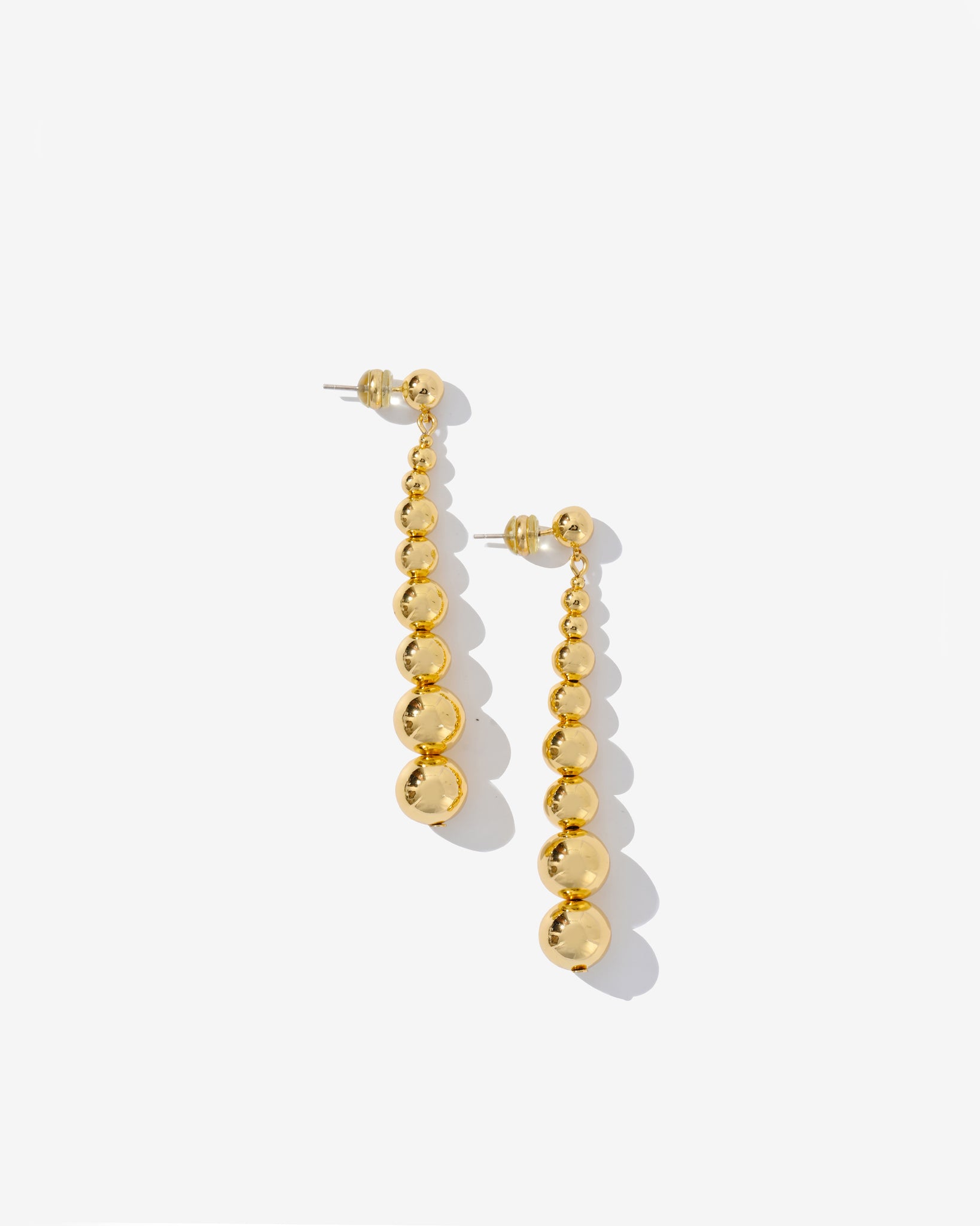 'Fleur Drop Earrings - Gold'